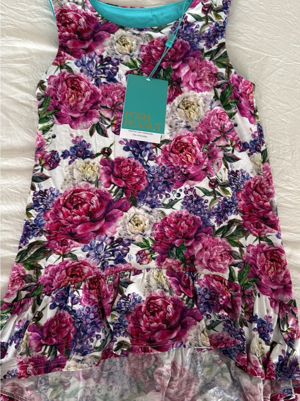 Posh Peanut Floral High Low Dress - Bella